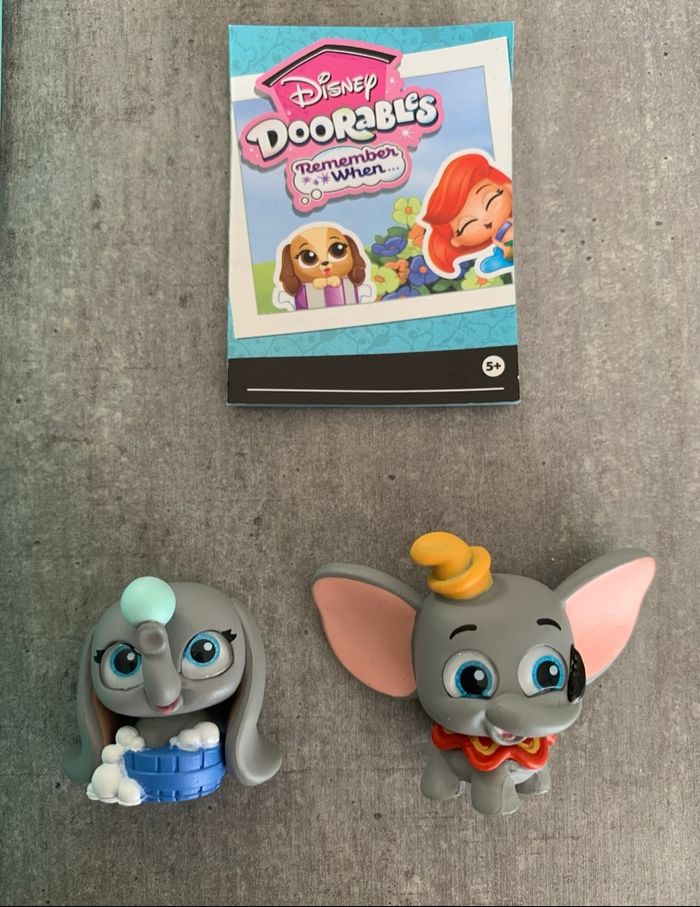 Lot 2 figurines Doorables Dumbo avec appareil photo - photo numéro 2