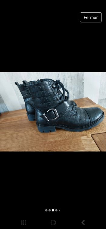 Boots cuir besson 36