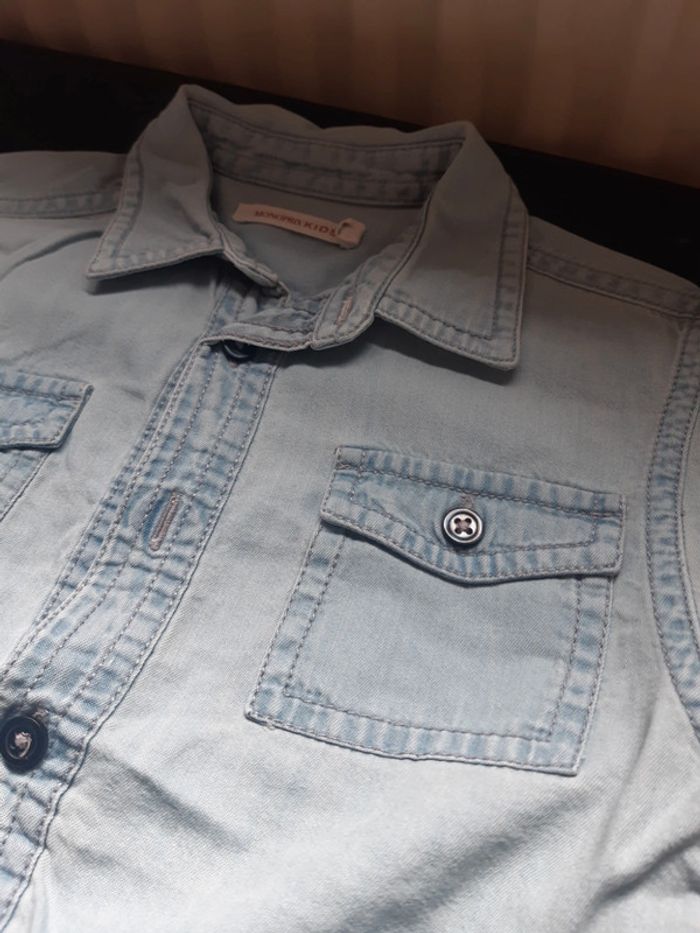 Chemise jean monoprix bébé enfant 3 ans - photo numéro 2