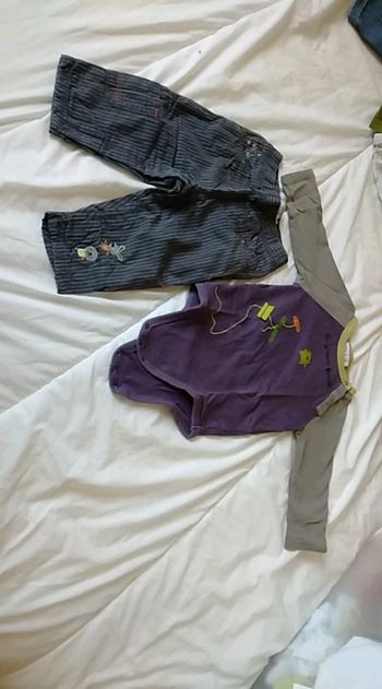 Pantalon et body la compagnie des petits 12 mois