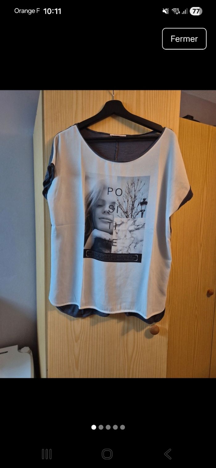 Tee-shirt Camaïeu - photo numéro 4