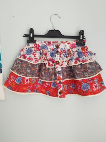 Jupe boboli a volants fille 6 ans