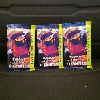 Lot de 3 Boosters Collector Aux Portes Des Éternités Magic the Gathering