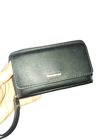 Porte feuille portefeuille monnaie noir mango