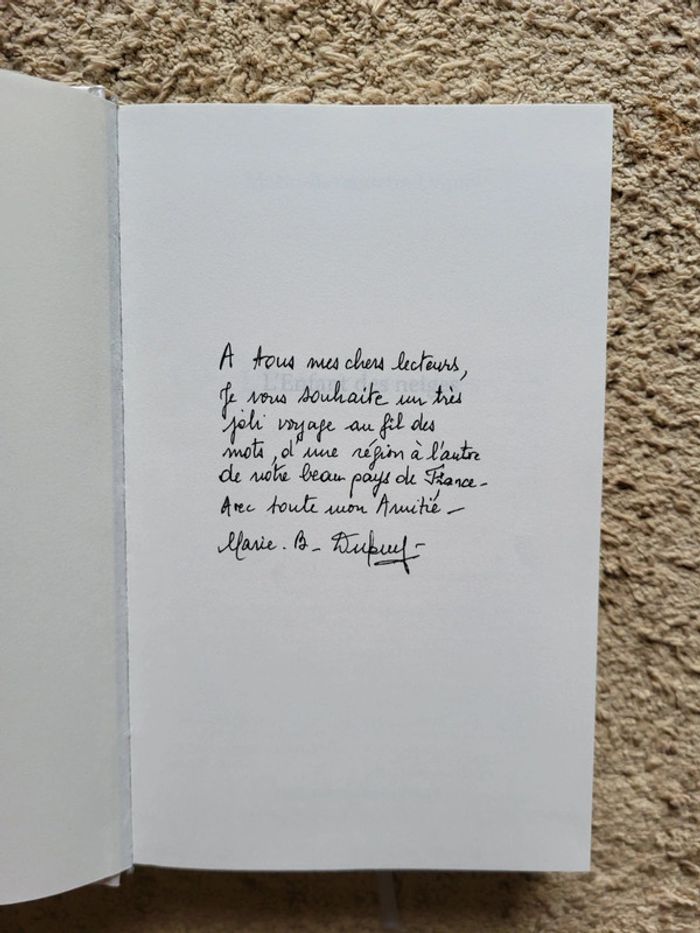 Livre dédicacé de Marie-Bernadette Dupuy "L'enfant des neiges", La saga de Val-Jalbert - État neuf - photo numéro 7