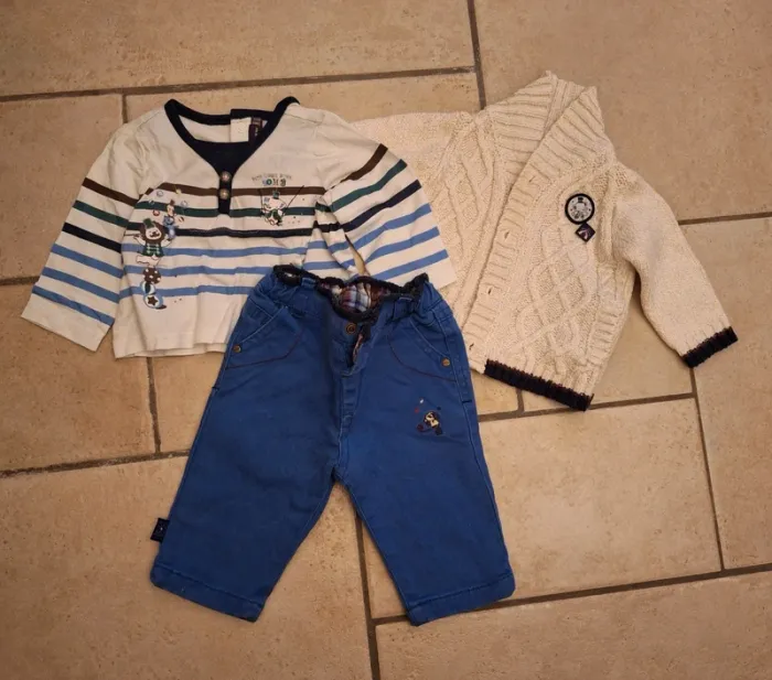 Ensemble Sergent Major - 3 mois