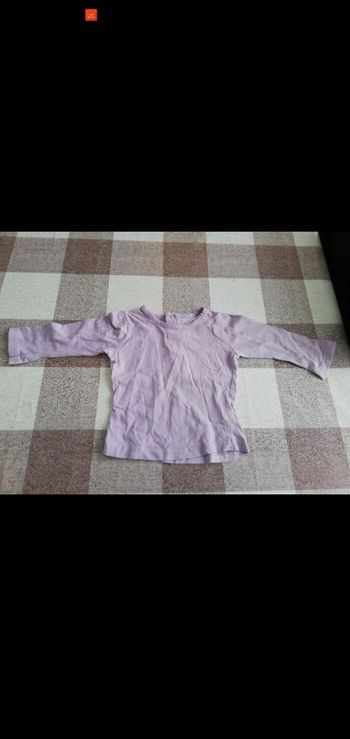 Tee shirt 12 mois manches longues Lila