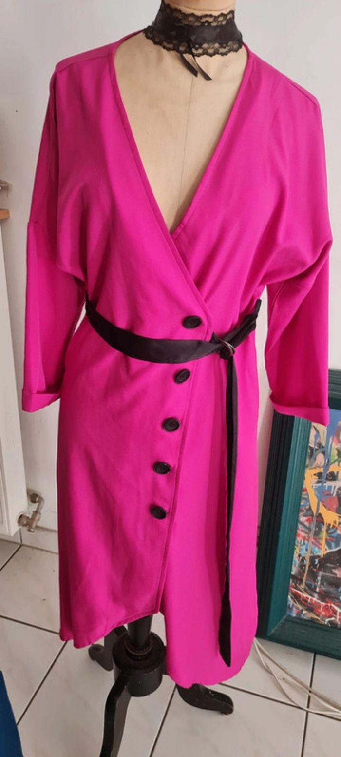 Robe midi vintage portefeuille 38/40