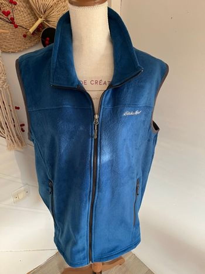 Polaire sans manches Eddie Bauer bleu taille L – chaleur et confort - photo numéro 3