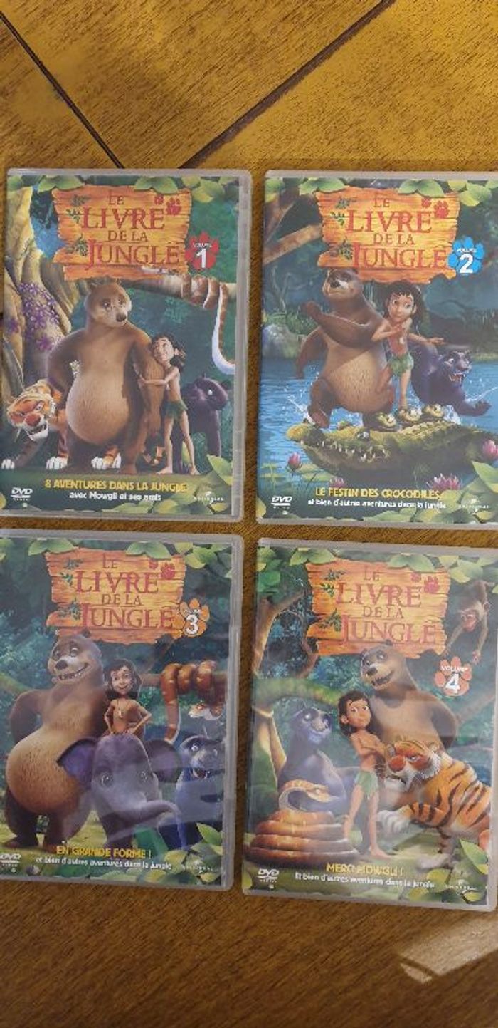 4 dvd livre de la jungle