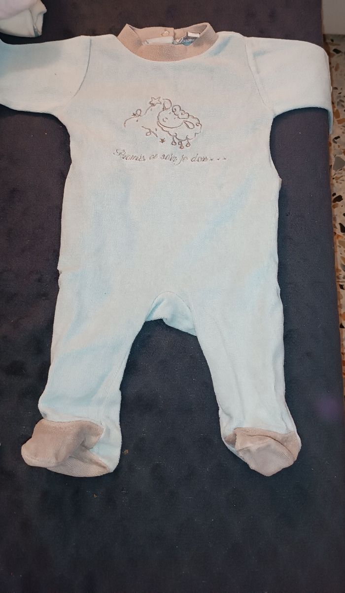 Lot de 3 pyjamas en velours - photo numéro 3