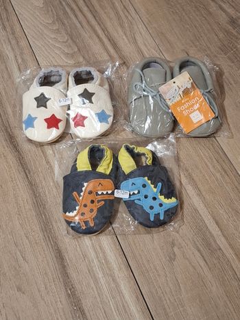 Lot 3 paires de chaussures bébé puériculture Mixte 