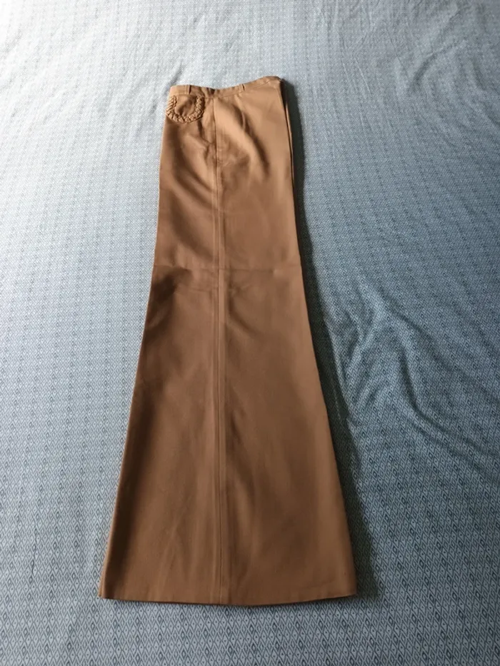 Véritable pantalon pattes d'éléphant des années 70 - photo numéro 2