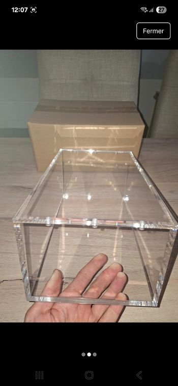 Protection acrylique premium pour display bundle Pokémon aimantée épaisse