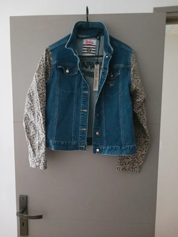 Veste en jean fille 14 ans IKKS Neuf avec étiquette