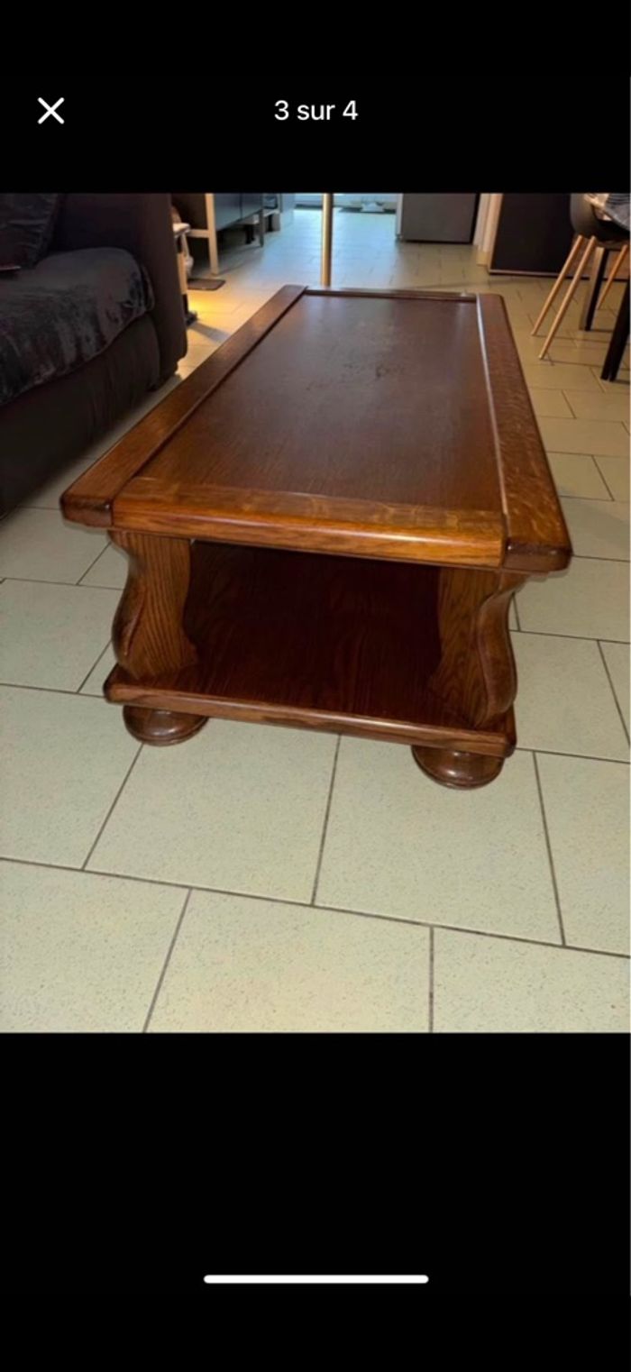 ✨ Table Basse en Bois Massif ✨ URGENT - photo numéro 3