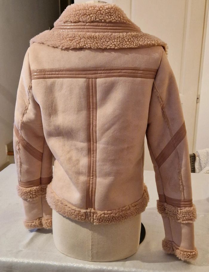 Veste Zac & Zoé moumoute rose - photo numéro 5