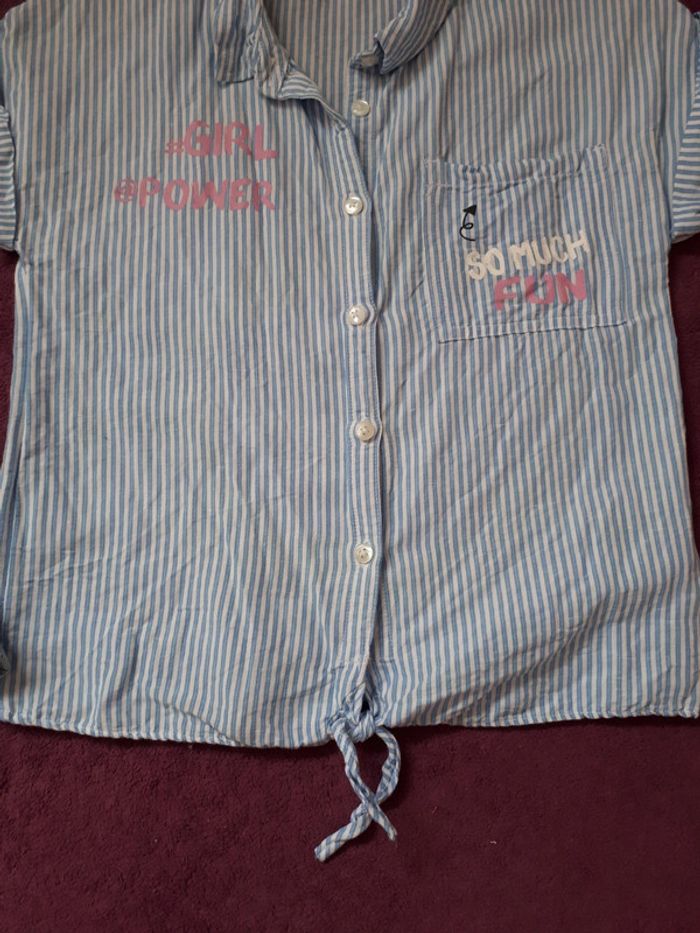 Lot 2 chemisiers fantaisie 8 ans - photo numéro 5