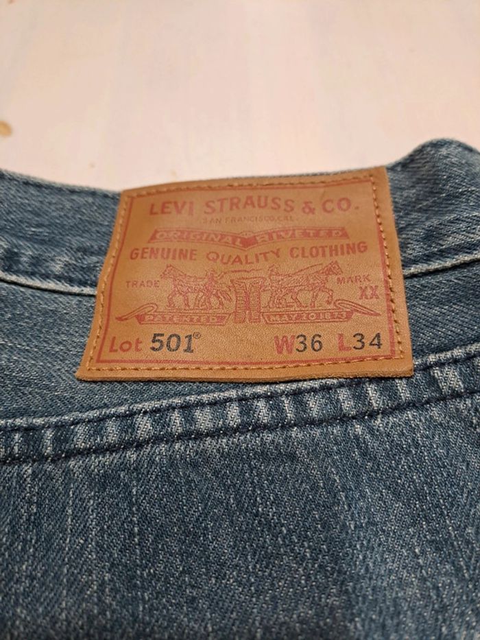 Jeans Levi's 501 36x34 - photo numéro 4
