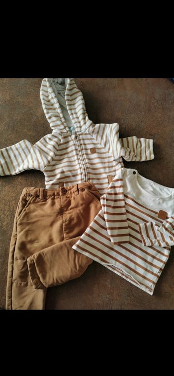 Ensembke  12 mois  obaïbi et Zara baby boy