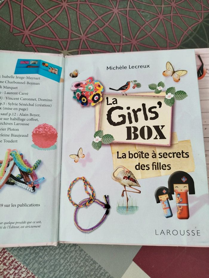 Boite secret pour filles avec petit cadenas