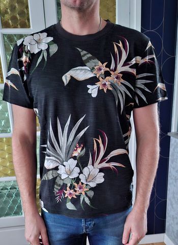t-shirt JACK & JONES fleuri