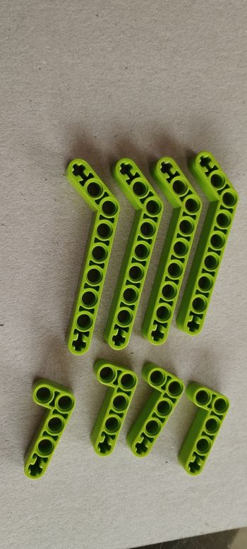 Lot de pièce lego technic vert 