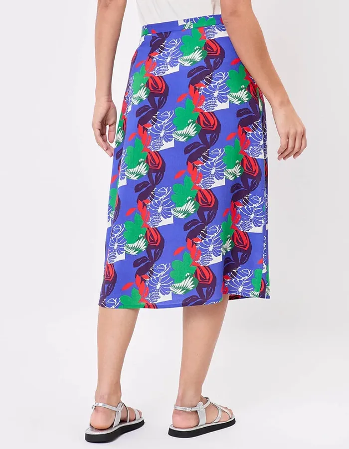 Jupe midi portefeuille fluide - Vera - taille XL - La FIANCEE - photo numéro 2