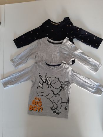 Lot tee shirt manche longue