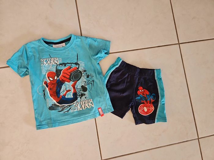 Ensemble de plage garçon spiderman 3 ans u39 - photo numéro 2