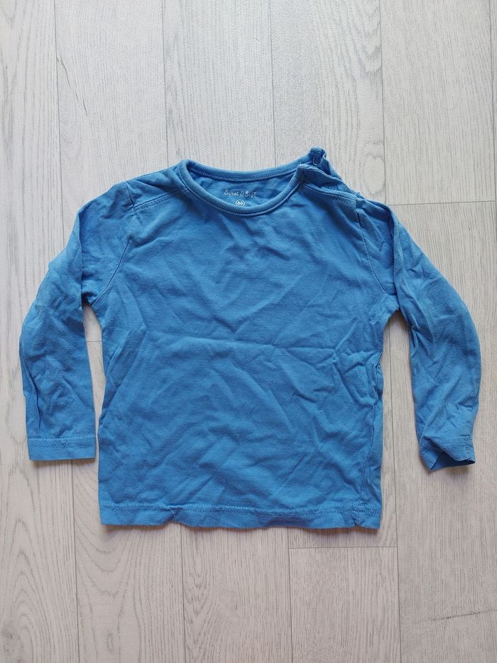 Lot 3  t-shirts manches longues 86cm - photo numéro 8