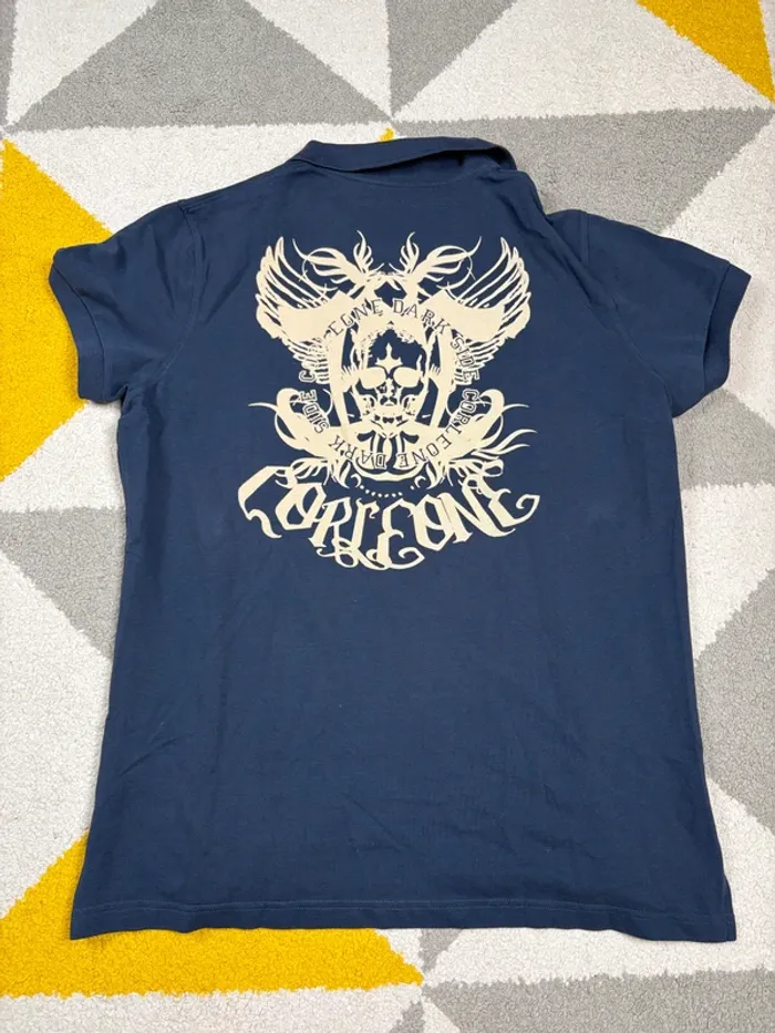 Polo Corleone | Bleu marine | Taille M - photo numéro 3