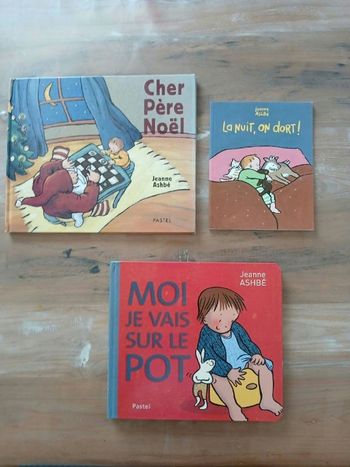 Lot 3 livres Jeanne ASHBE