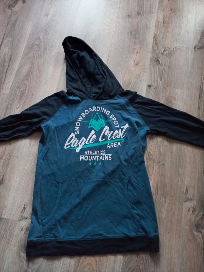 Tee-shirt/sweat fin à capuche 'By kool' 16 ans