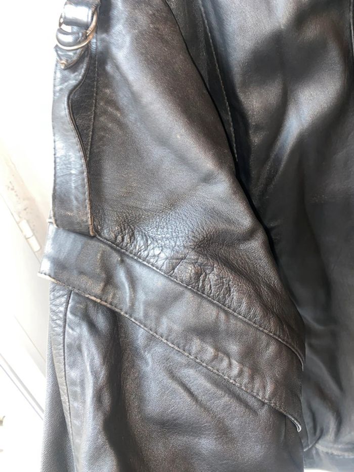 Veste en cuir véritable - photo numéro 7