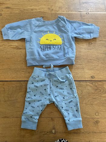 Ensemble jogging bleu TEX 3mois