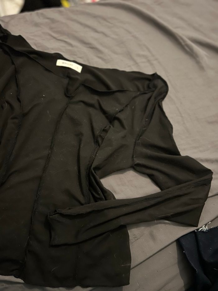 Haut manches longues noir - photo numéro 3