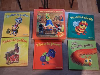 Lot de livres livre puzzle 5livres drôles de petites bêtes 