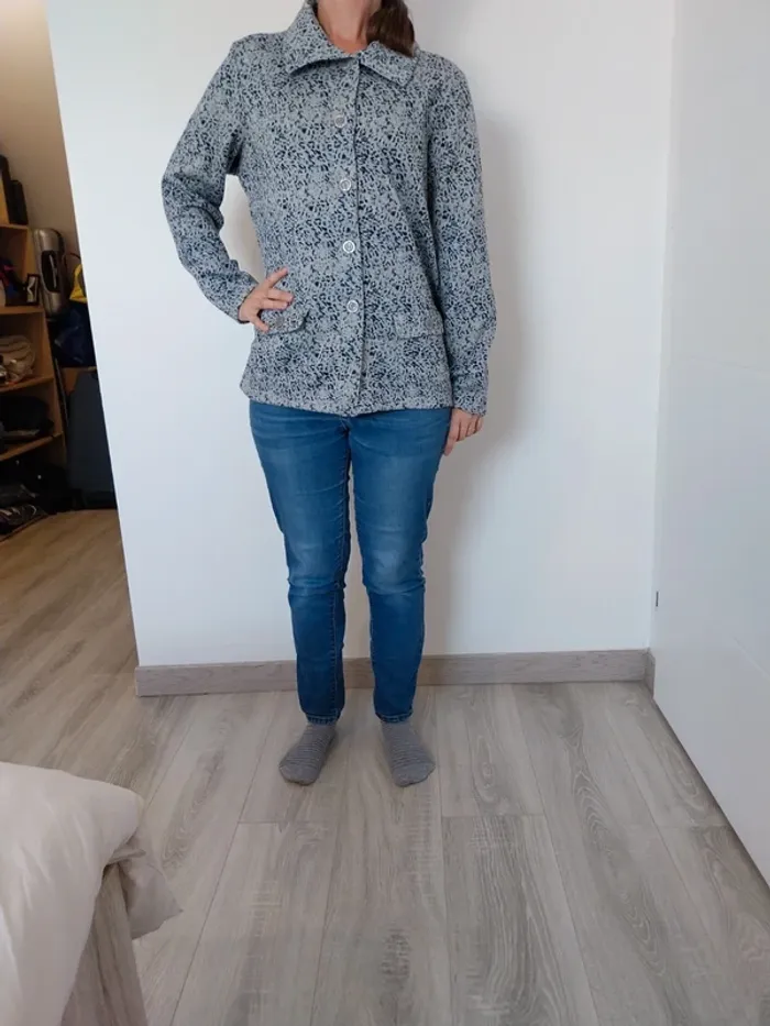Veste chemise chaude damart taille 42-44