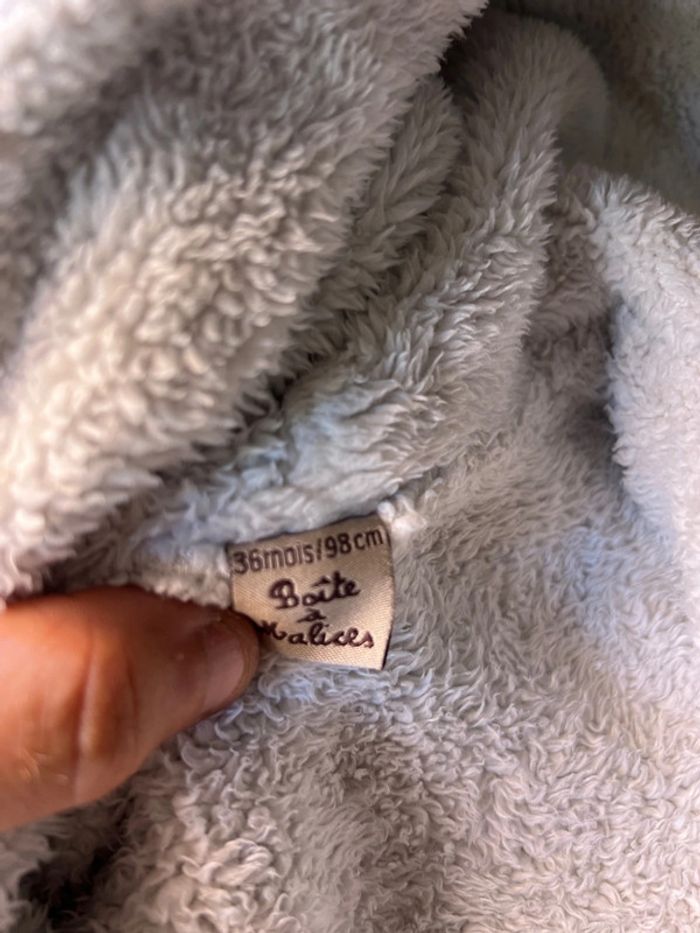 Gilet zippé à capuche 3ans - photo numéro 4