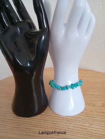 Cristal de roche Bracelet en pierres naturelles 18cm femme irrégulier