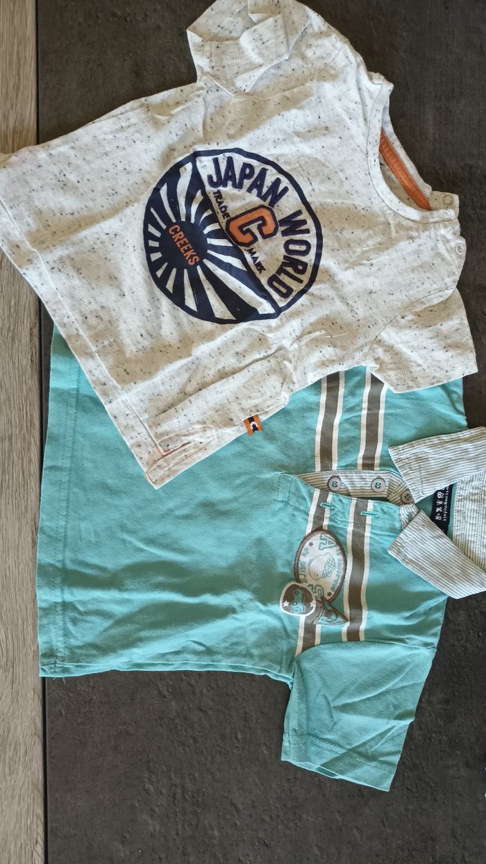 Lot de t-shirt 12 mois - photo numéro 2