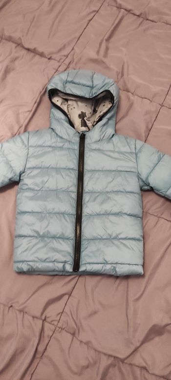 Doudoune légère bleu clair 2-3 ans