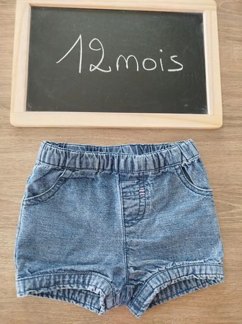 Short fille taille 12mois