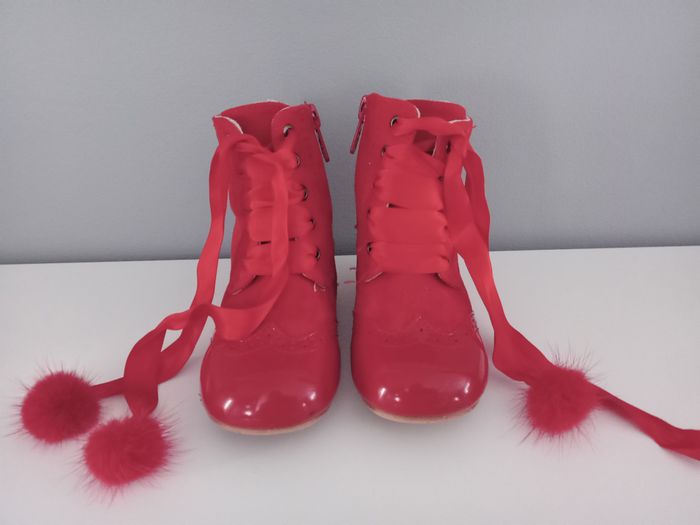 Bottines rouge 23 - photo numéro 4