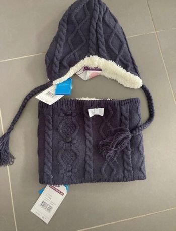 Ensemble bonnet et cache cou sergent major