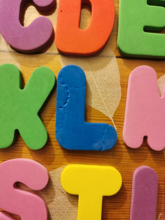 Lettres et chiffres en mousse pour le bain - photo numéro 3