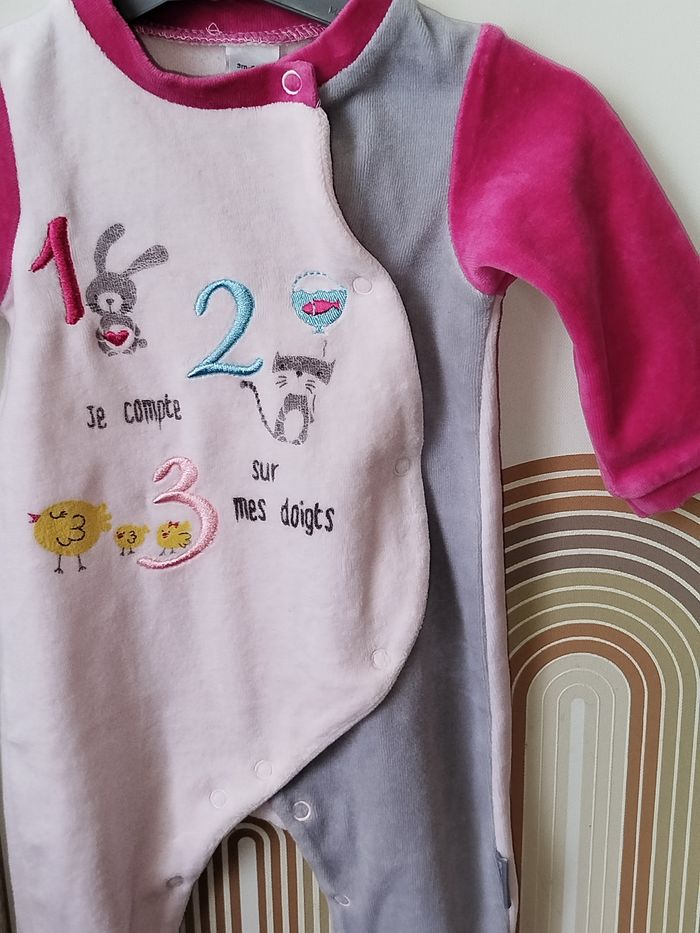 👶 Absoba Pyjama fille 3 mois - photo numéro 2