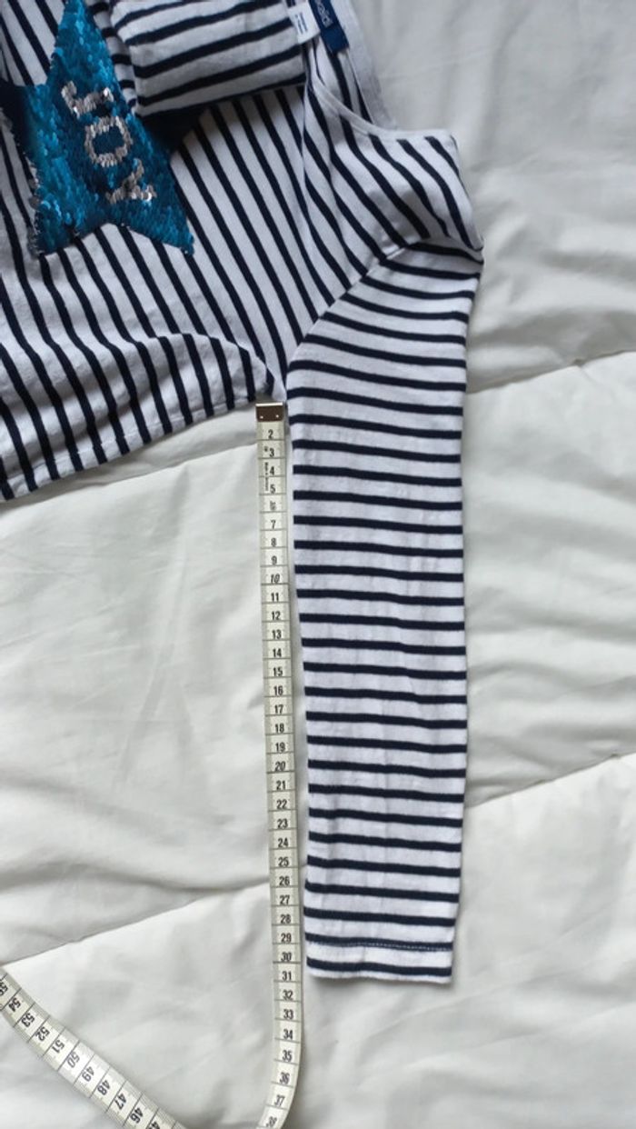 T-shirt marinière okaïdi t6 - photo numéro 5