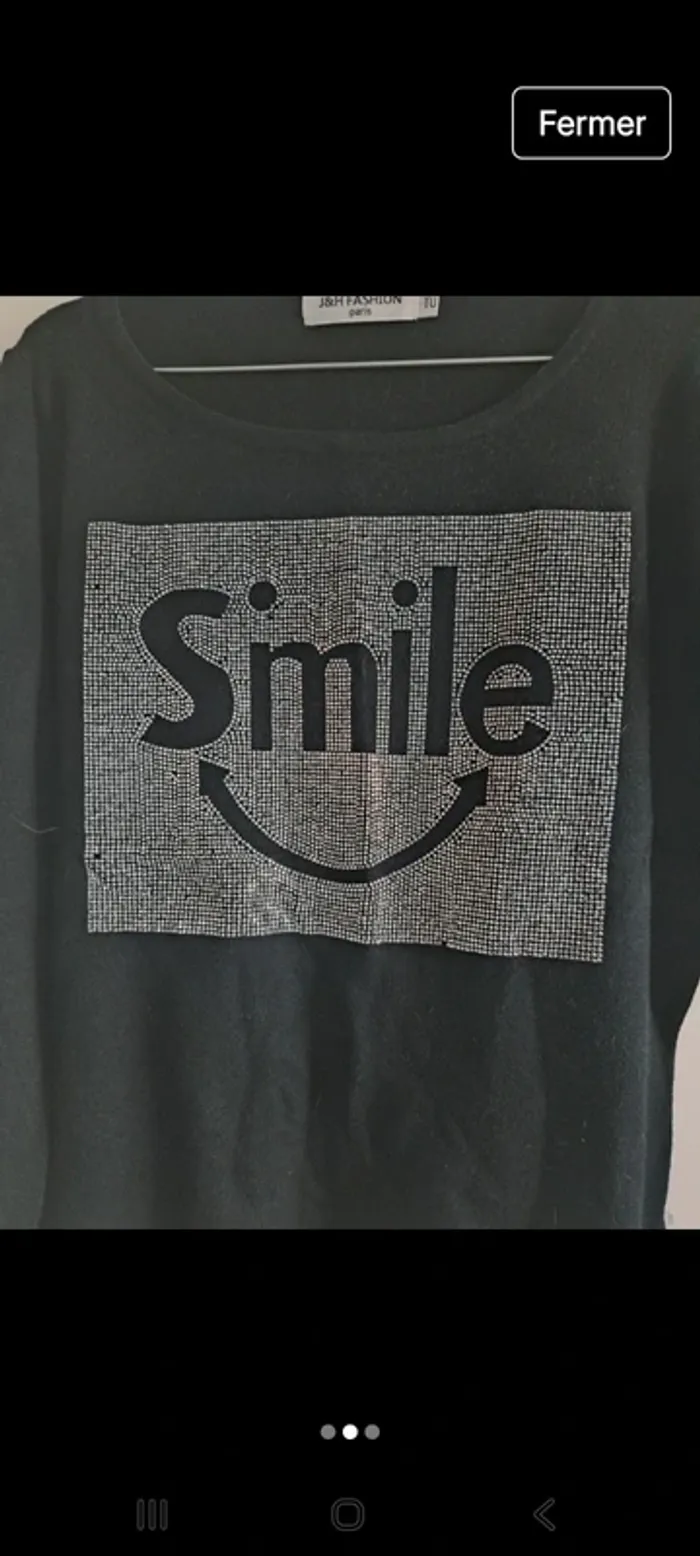 Pull Smile J&H Fashion 36 - photo numéro 2
